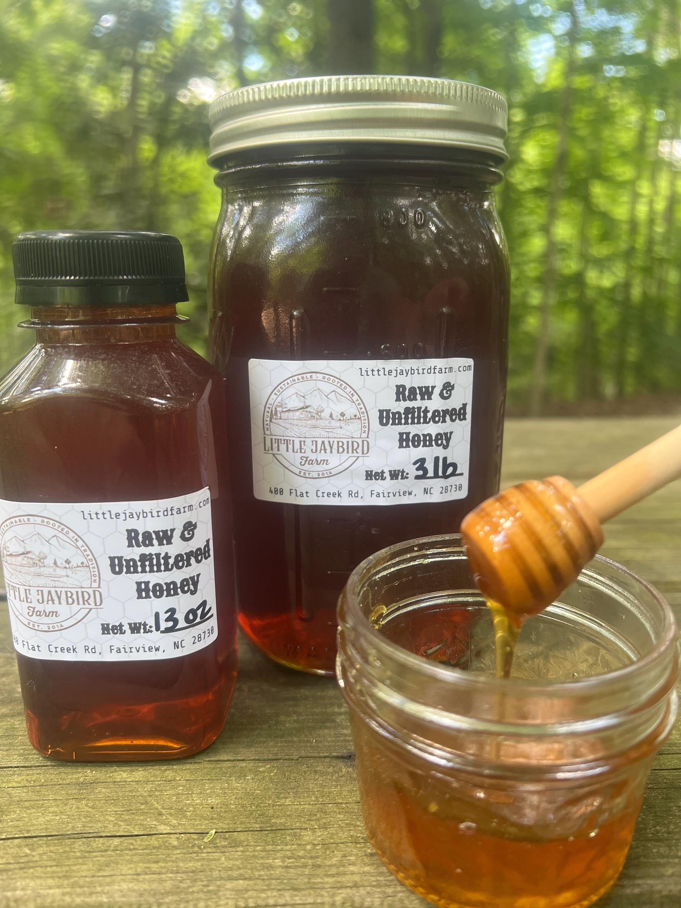 Raw Honey, Unfiltered, Fairview, NC, Western North Carolina Honey, Sourwood, Tulip Poplar