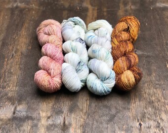 Baubles Shawl Kit A - PREORDER - Hand Dyed Yarn - Andrea Mowry