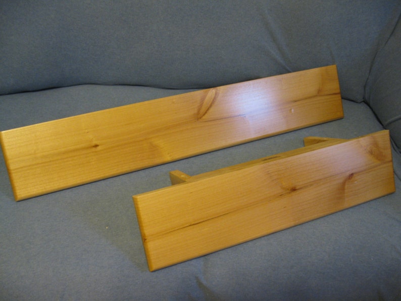 Knotty Alder Wall Shelves/Handcrafted/ 22 & 32 Etsy