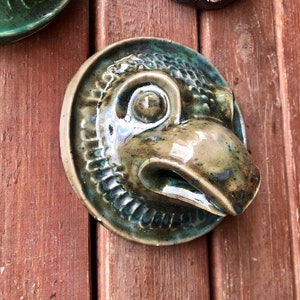 Sculpture Art, Ceramic Art, 3 Ceramic Mask, 3 Bird Mask, Home ...