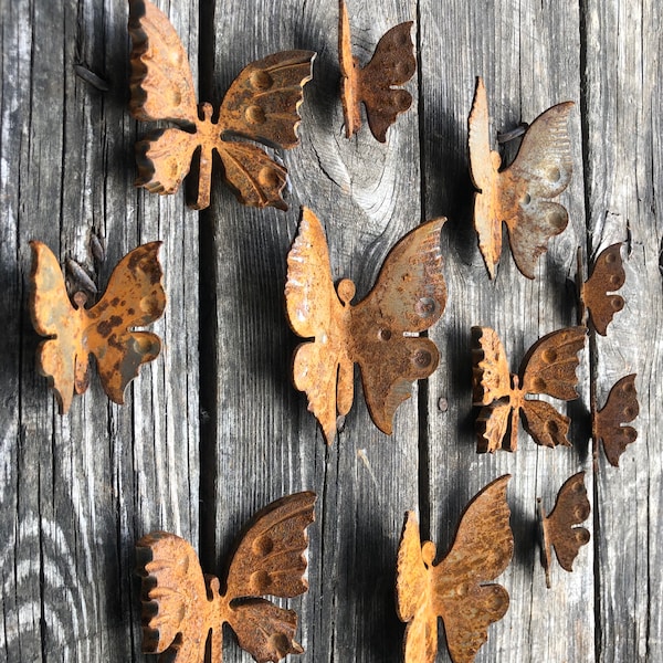 Metal Butterfly Wall Art Etsy
