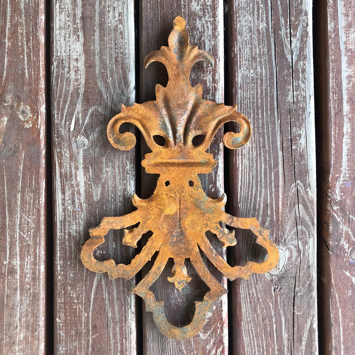 Rusty Metal Wall Decor Rusty Metal Wall Hanging Boho Wall - Etsy