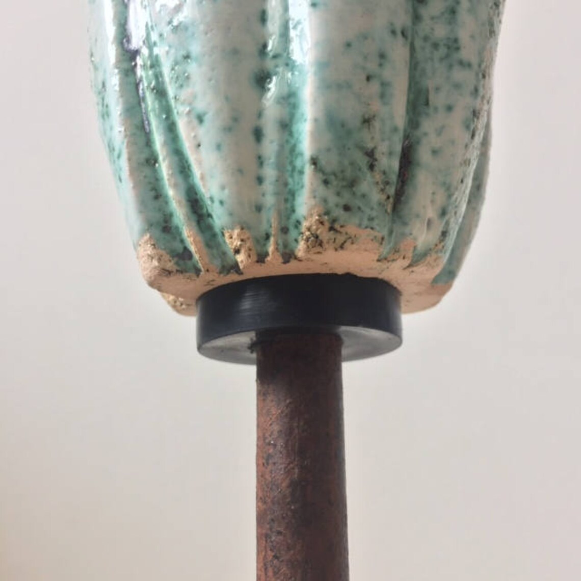 Collapsible copper stick 45 tall on the screw thread Etsy