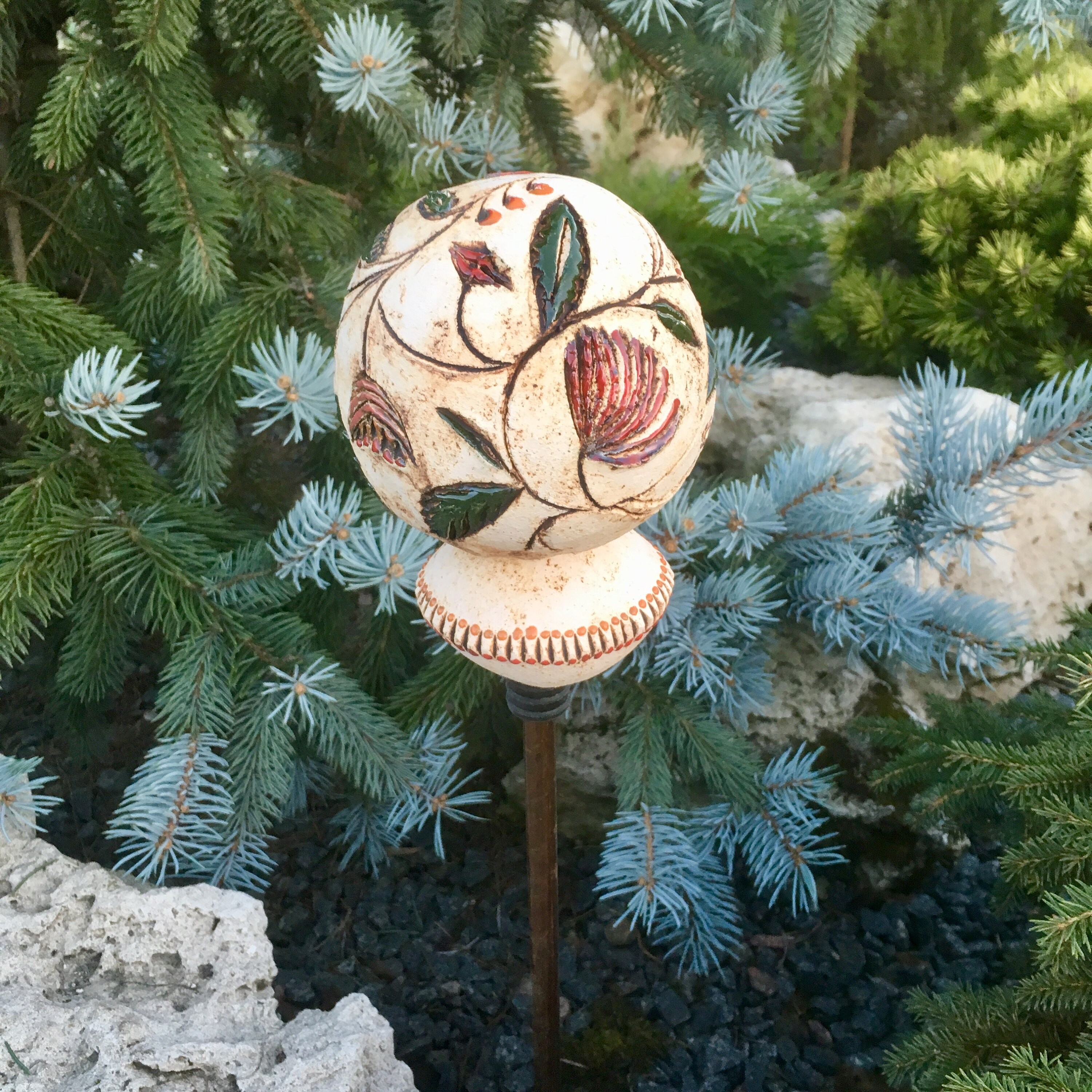 Outdoor Decor Yard Decor Garden Stake Garden Stakes Garden Etsy