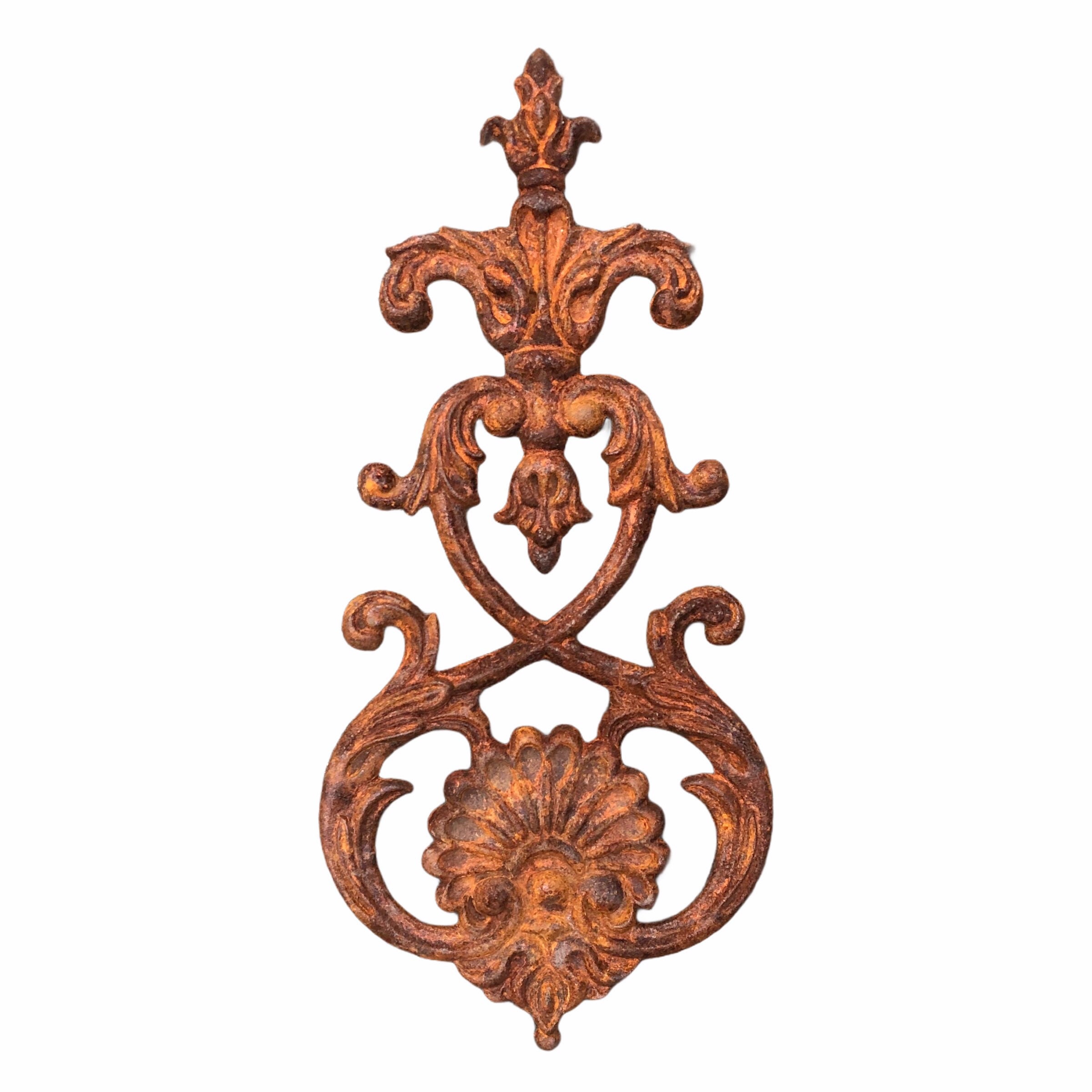 Big Rusty Metal Wall Decor Rusty Metal Wall Hanging Cast Etsy