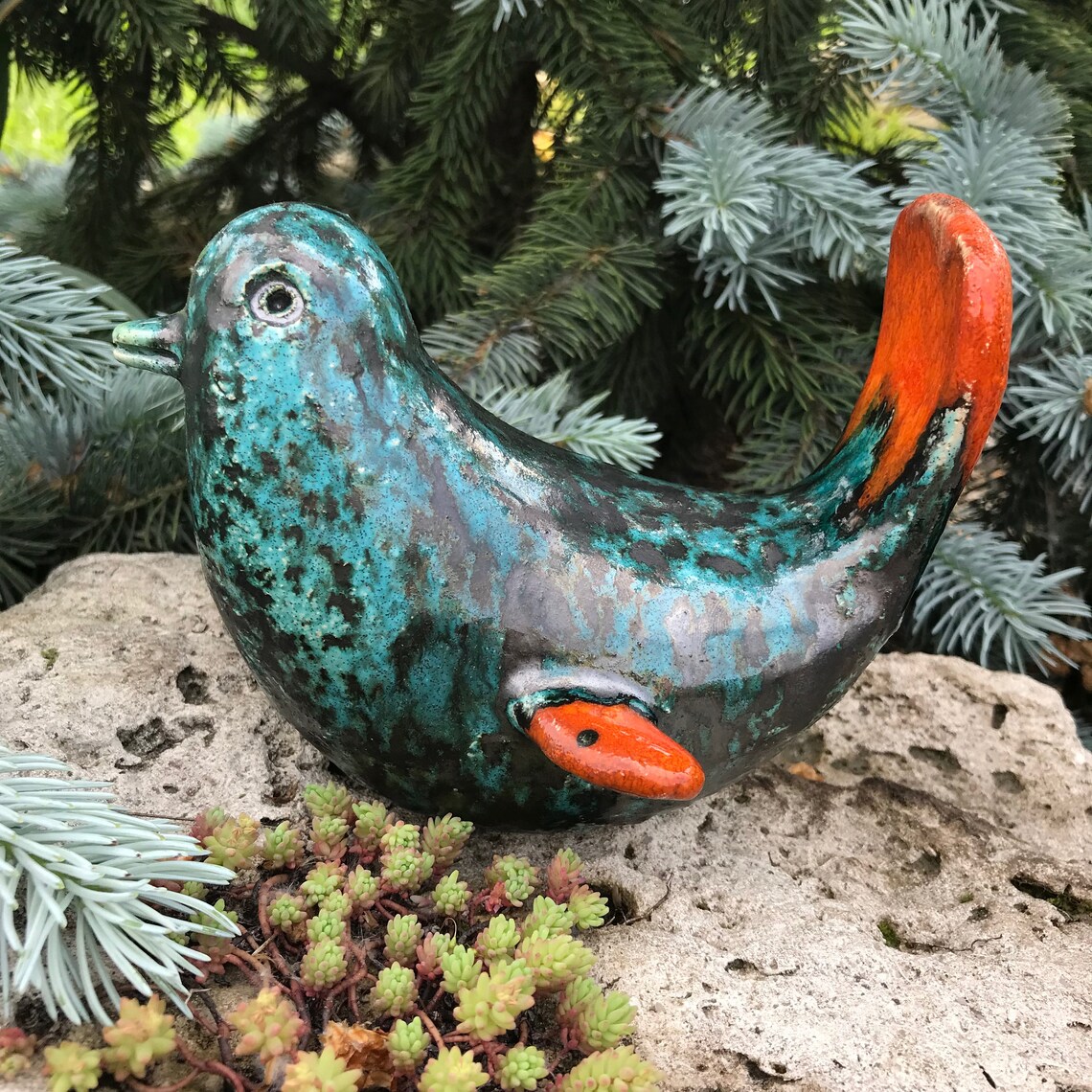 Garden art Outdoor decor Garden decor Garden sculpture Etsy