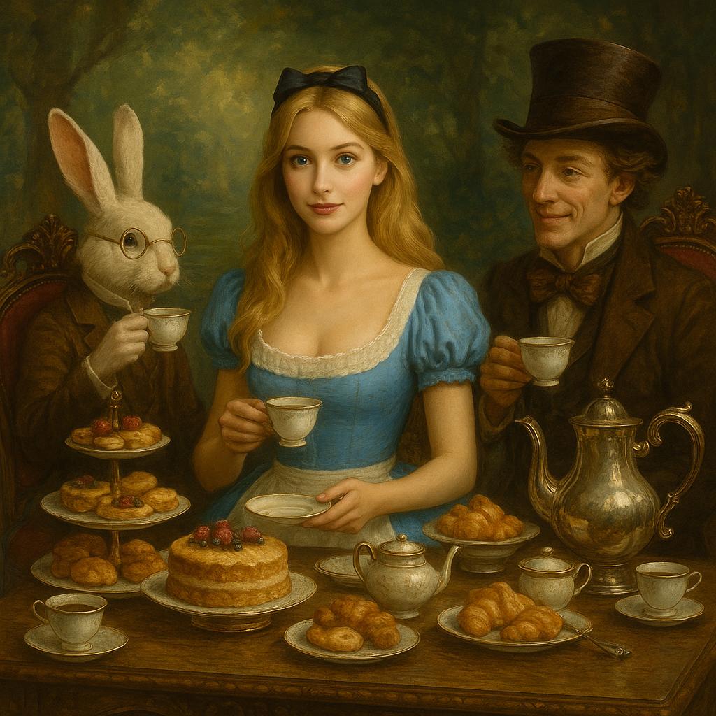 Alice, Mad Hatter & White Rabbit Tea Party - Etsy
