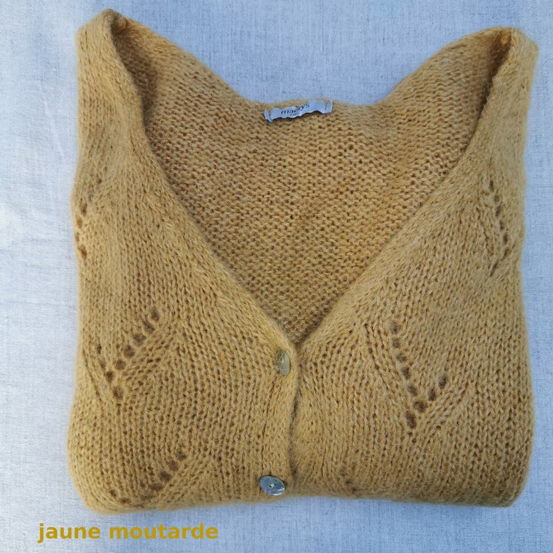 Gilet ajouré en maille image 4