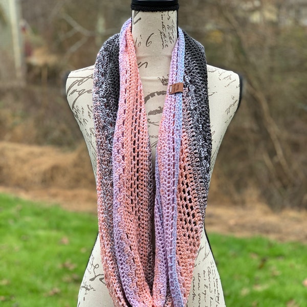 Infinity scarf, shawl, scarf, shoulder wrap, gift for her, Wolltraum Swiss yarn