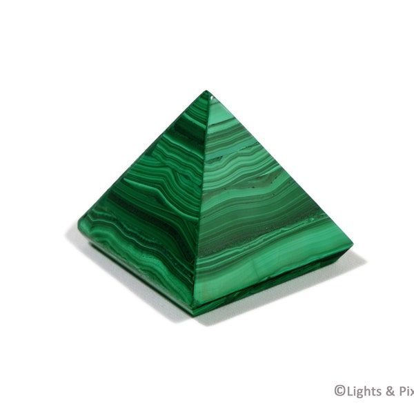 Malachite Pyramid - Home Decor - 5 sizes - Energy Pinnacle