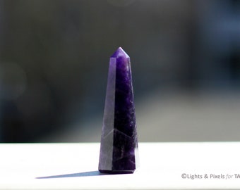 Amethyst Healing Wand - Medium size - Purple