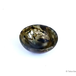 Flashy Labradorite Bowl: Natural Crystal Jewelry Holder