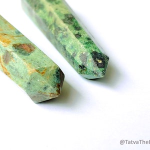 Ruby Fuschite Tower - Healing Wand