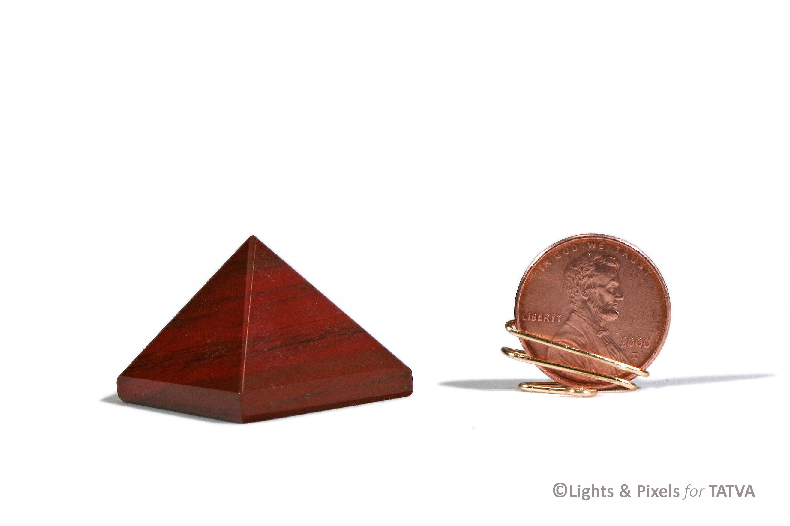 Red Jasper Pyramid - Brick Red -increases Stamina - Etsy