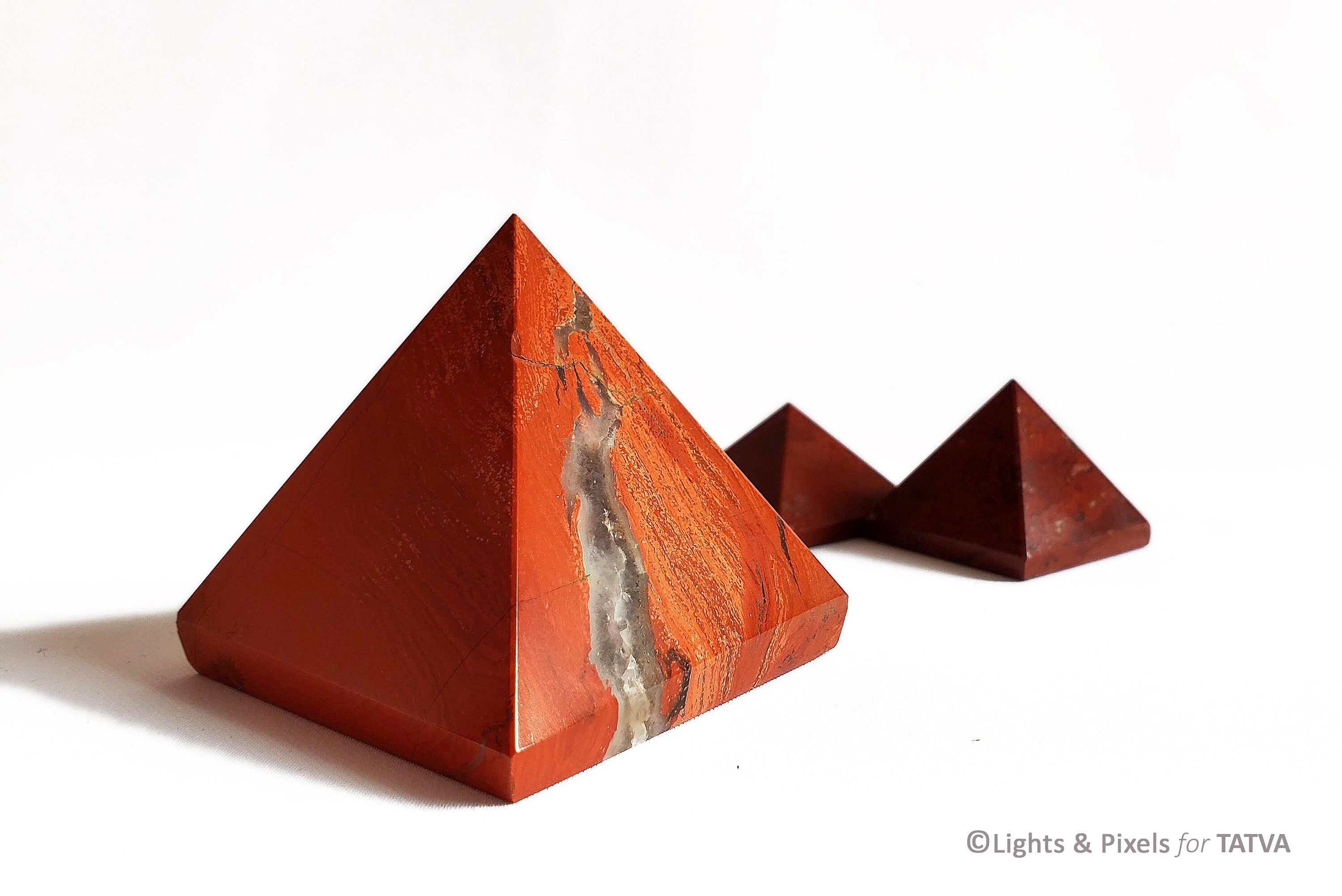 Red Jasper Pyramid - Brick Red -increases Stamina - Etsy
