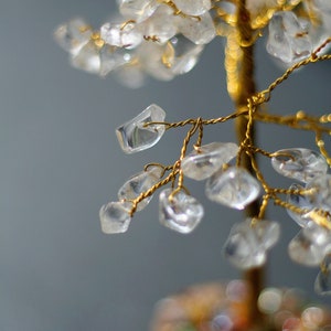 Clear Quartz Tree of Life: Healing Crystal Decor - Feng Shui Gift