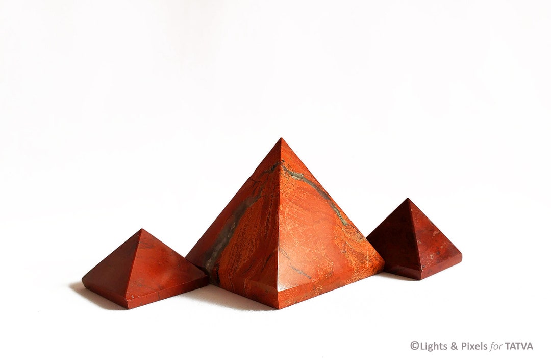 Red Jasper Pyramid - Brick Red -increases Stamina - Etsy
