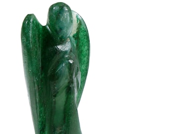 Guardian Angel Figurine - Mica - Dark Green