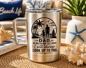Personalized Dad coffee mug, free personalization, Father's day, Birthday or Christmas gift