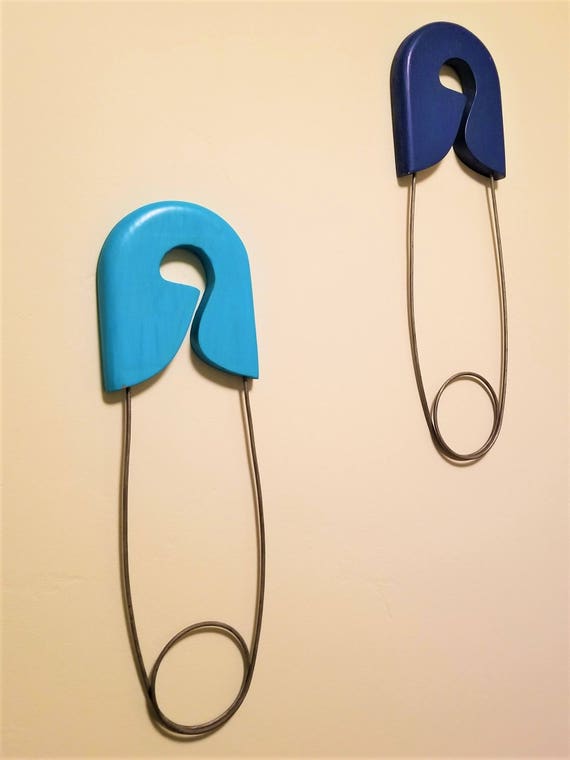 Nursery Room Decor Safety Pin Diaper Pin Wall Hanging Etsy