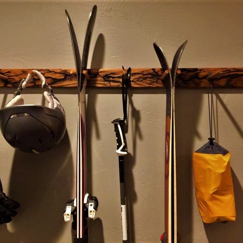 Vertical Ski Wall Rack Mount Etsy Australia