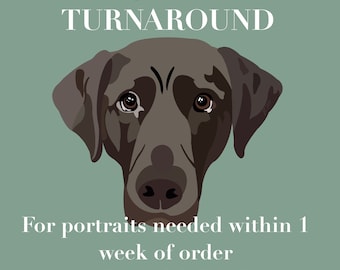 Retrato personalizado de animal de estimação (resultado rápido) *Arquivo digital