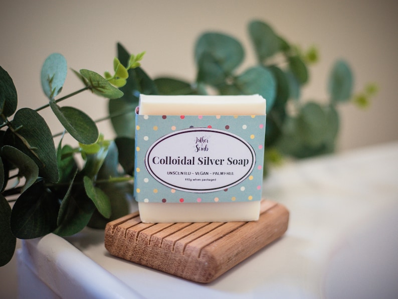 Colloidal silver soap best handmade soap Australia natural Etsy