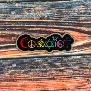 Coexist Gestickter Aufnäher