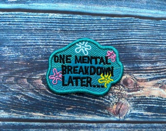 Parche para coser de colapso mental