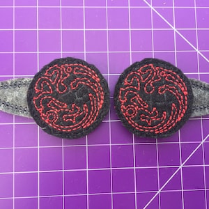 Mother of Dragons Felt Hair Clip