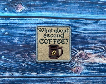 Segundo parche de café para coser