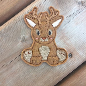 Jackalope Finger Puppet, Felt Board Play