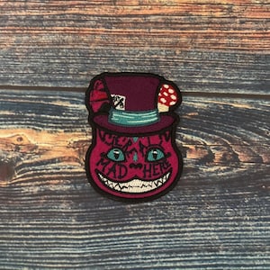 Mad Cat Embroidered Sew On Patch