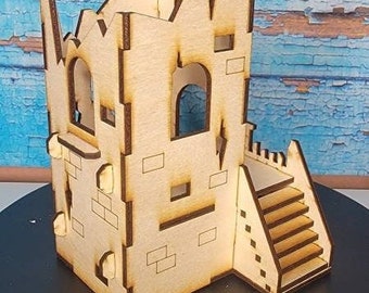 RPG Castle Tower - Distressed and Attacked