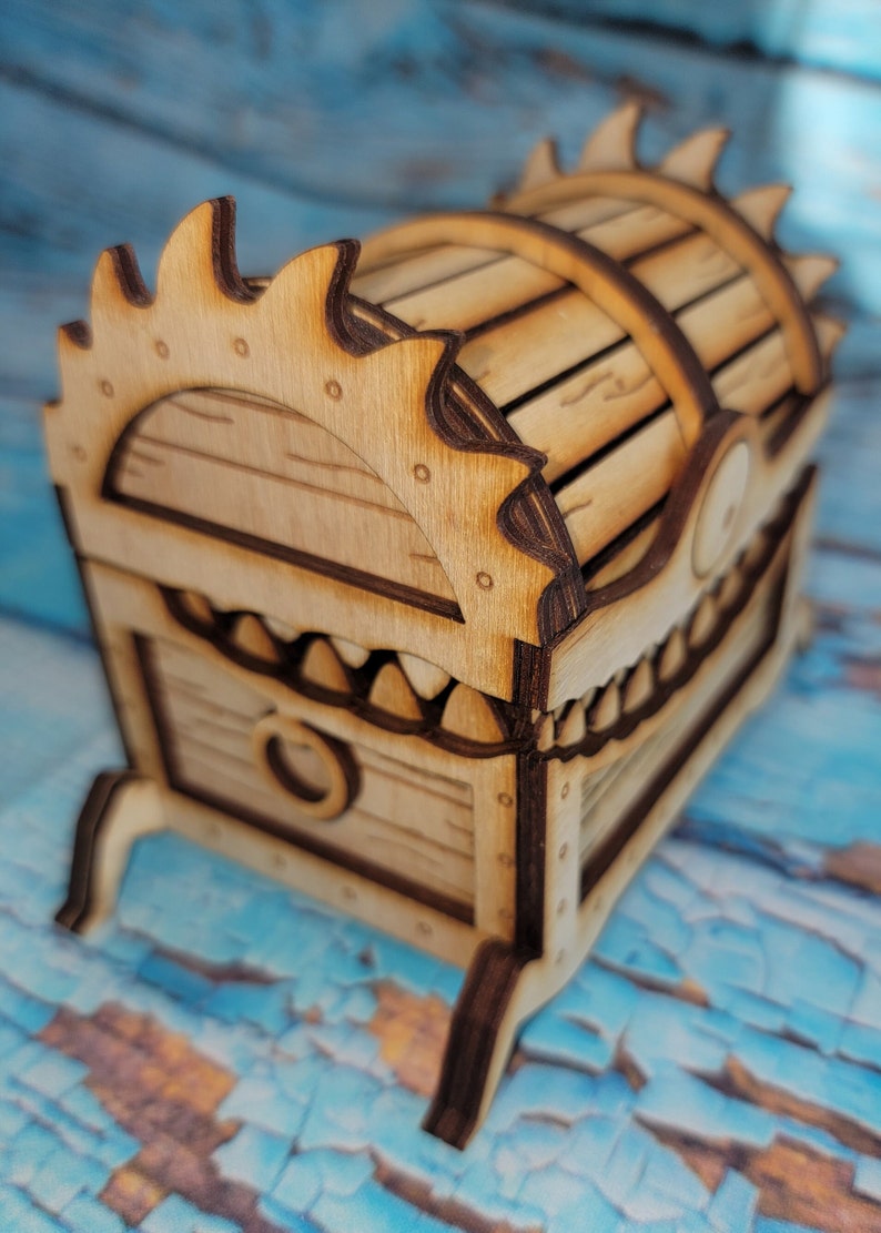 Monster Treasure Chest Jewelry Box with Teeth image 4