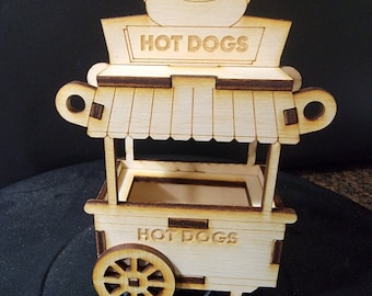 Mini Hot Dog Cart Ornament