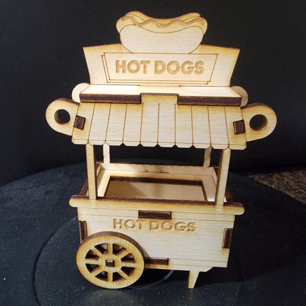 Mini Hot Dog Cart Ornament