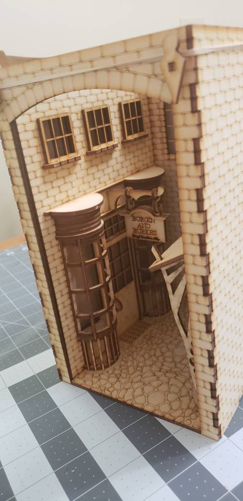 Alley Book Nook DIY Kit Book Nook Shelf Insert Book End Etsy