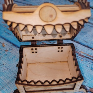 Monster Treasure Chest Jewelry Box with Teeth image 2