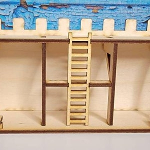 Castle Wall Wide Miniature Castle RPG Game Table Accessories Terrain and Diorama RPG Scene image 2