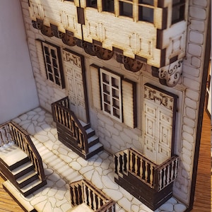 Book Nook Shelf Insert- DIY Book Nook - Maltese DIY Kit - Book Shelf - Diorama - Home Decor