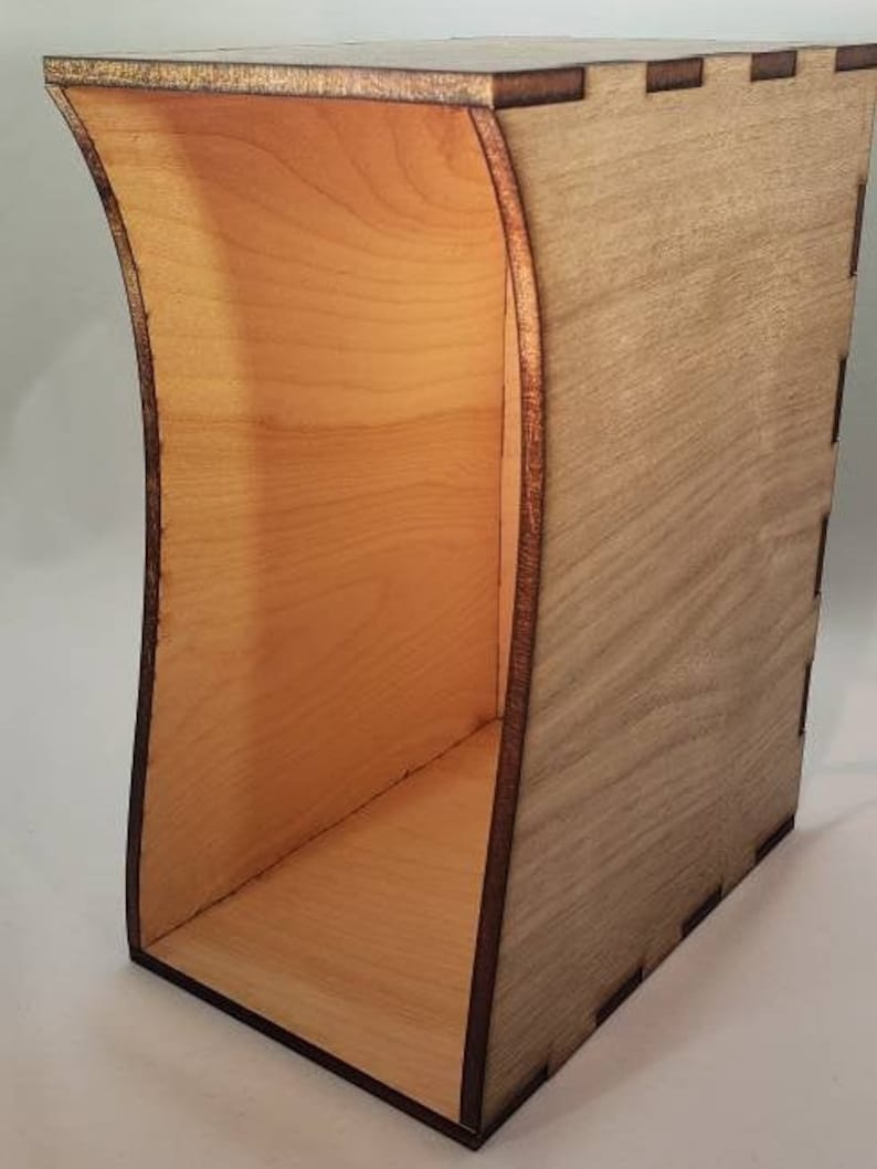 Curved Book Nook Shelf Insert DIY Kit 8 x 6 x Etsy