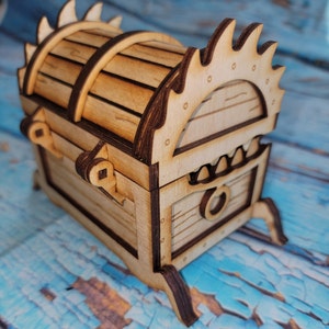 Monster Treasure Chest Jewelry Box with Teeth image 3