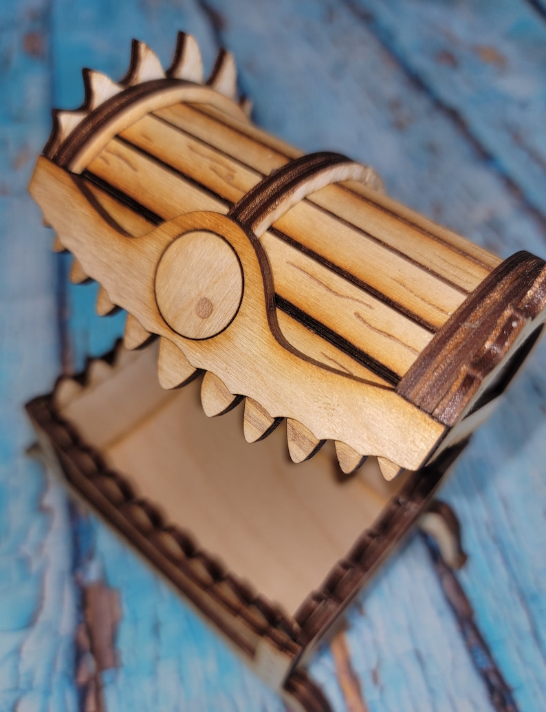 Monster Treasure Chest Jewelry Box with Teeth image 1