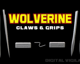 Wolverine Claws And Hand Grips - Digital File