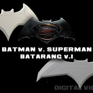 BvS Inspired Batarang Ver. 1-Digital File