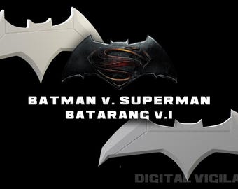 BvS Inspired Batarang Ver. 1-Digital File