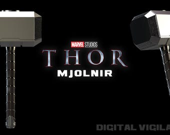 Mjolnir 3D Model - Digital File