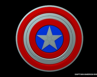 Posavasos con escudo del Capitán América V.2 - Archivo digital