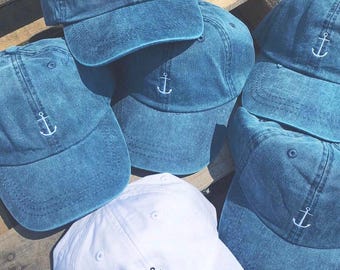 Embroidered Bachelorette Party Anchor Hats